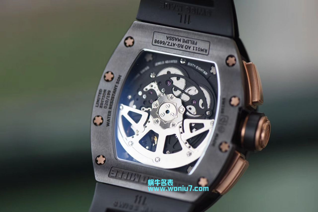 【KV Perfect  High quality  Replica Watches 】RICHARD MILLE Richard Miller男士系列RM011菲利普_马萨特别版 / KVRM011DFB