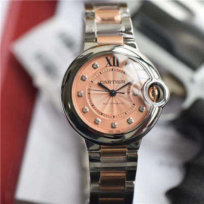 【V6 Perfect  High quality  Knockoff  Watches 】 Cartier  蓝气球系列W3BB0002 wrist watches 33毫米女装