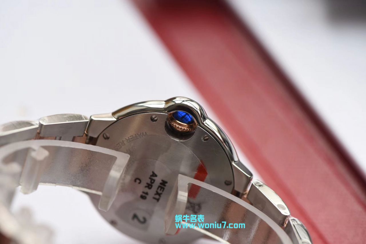 【V6 Perfect  High quality  Knockoff  Watches 】 Cartier  蓝气球系列W3BB0002 wrist watches 33毫米女装 / K176
