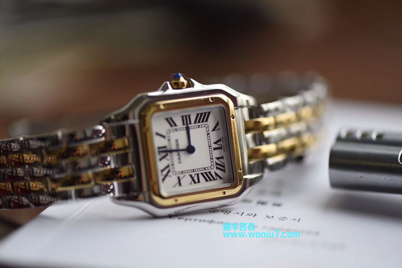 【KOR Perfect  High quality  Replica Watches 】 Cartier  猎豹PANTHÈRE DE  Cartier 系列W2PN0007女士 wrist watches  / K177