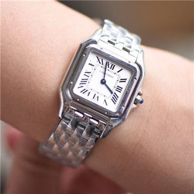 【8848F Perfect  High quality  Knockoff  Watches 】 Cartier  猎豹PANTHÈRE DE  Cartier 系列WSPN0007 wrist watches 女装