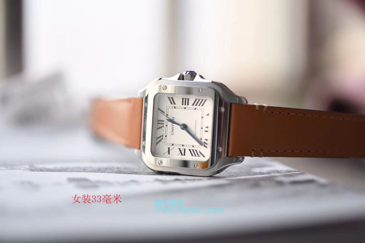 【V6 Factory  Perfect  High quality  top  Replica Watches 】 Cartier   Santos 系列WSSA0009男女情侣 wrist watches  / K165