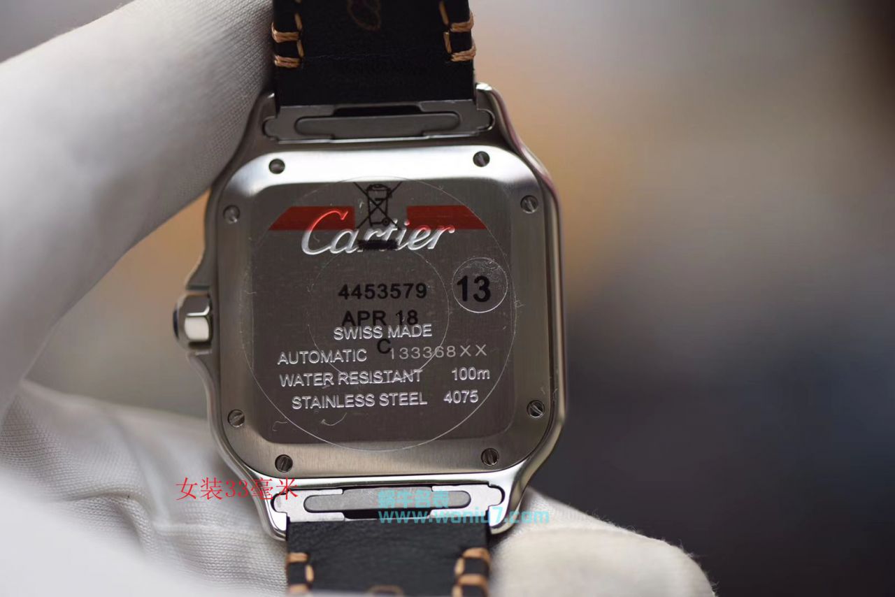 【V6 Factory  Perfect  High quality  top  Replica Watches 】 Cartier   Santos 系列WSSA0009男女情侣 wrist watches  / K165