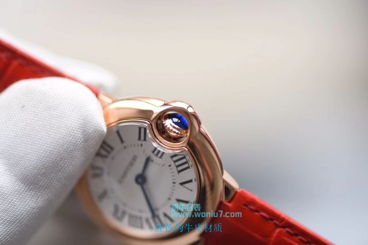 【HBBV6 Perfect  High quality  Replica Watches 】 Cartier  蓝气球系列小号蓝气球28毫米石英W6900256女士 wrist watches 《配鳄鱼皮》 / K139