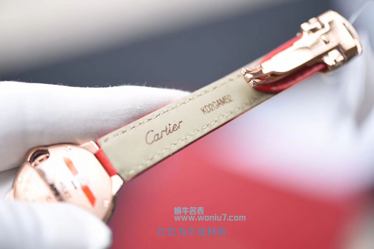 【HBBV6 Perfect  High quality  Replica Watches 】 Cartier  蓝气球系列小号蓝气球28毫米石英W6900256女士 wrist watches 《配鳄鱼皮》 / K139