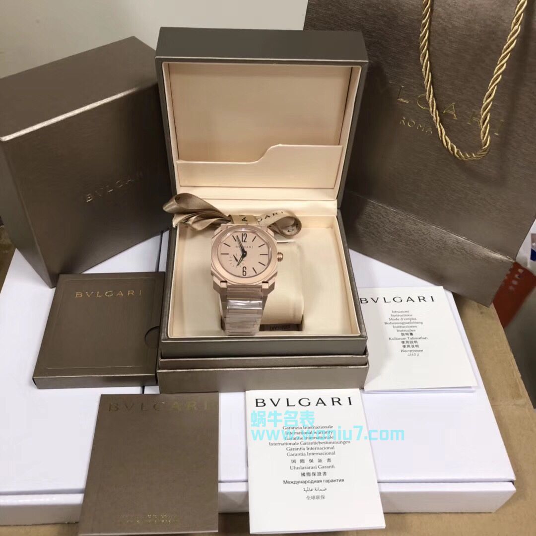 【台湾 Factory  Perfect  High quality  Replica Watches 】 BVLGARI OCTO系列102912 wrist watches  / BZ021