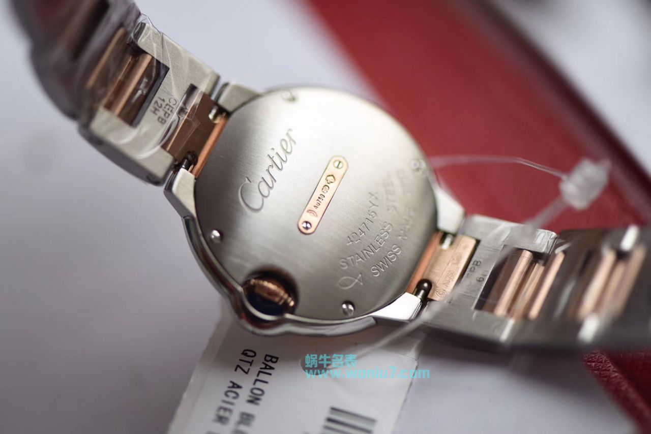 【V6 Perfect  top  High quality  Knockoff  Watches 】 Cartier  蓝气球系列W3BB0005 wrist watches 女装28毫米石英 Movement  / K182