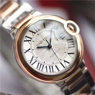 【V6 Perfect  top  High quality 克隆 Replica Watches 】 Cartier  蓝气球系列W2BB0003 wrist watches 女装36毫米机械