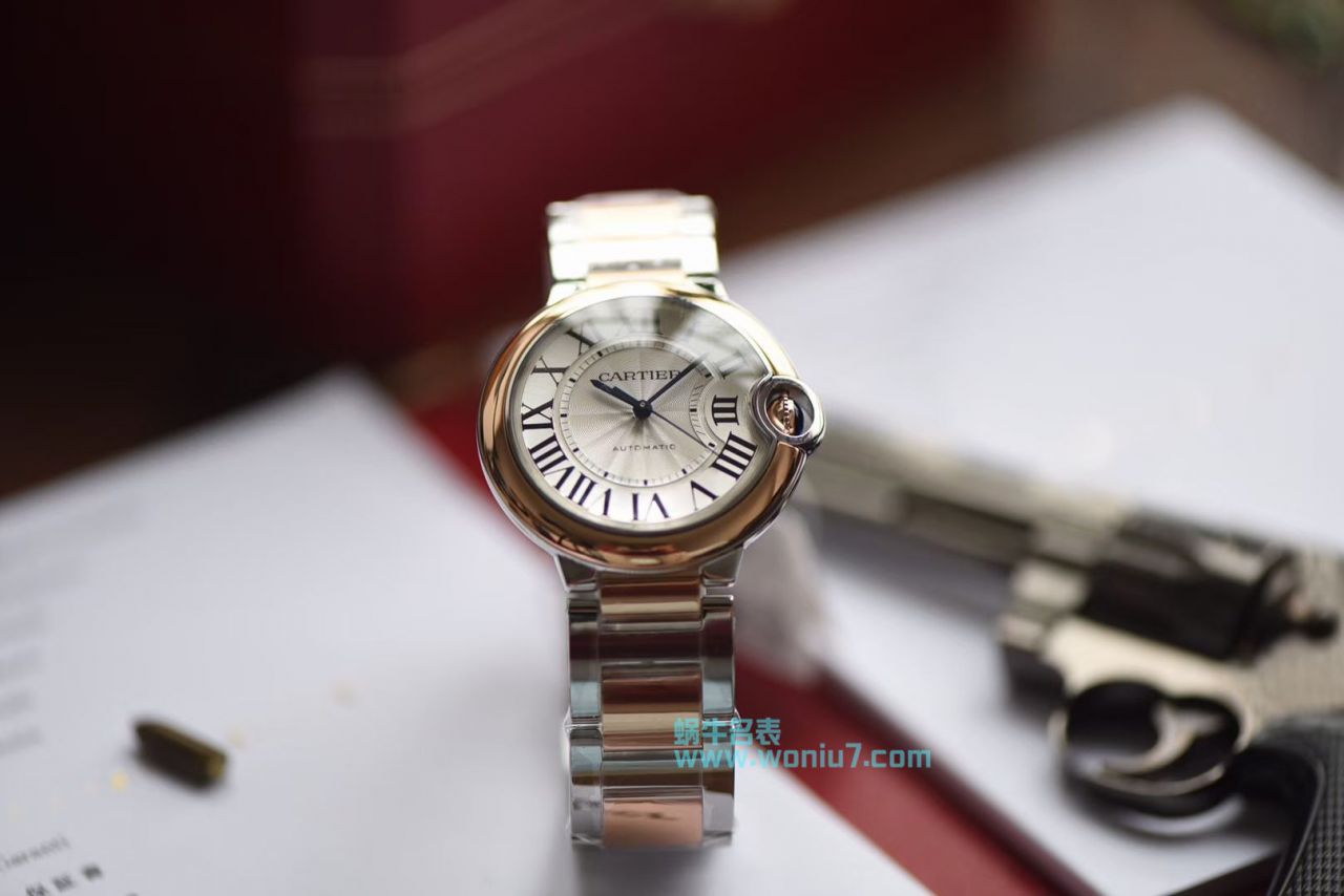 【V6 Perfect  top  High quality 克隆 Replica Watches 】 Cartier  蓝气球系列W2BB0003 wrist watches 女装36毫米机械 / K183
