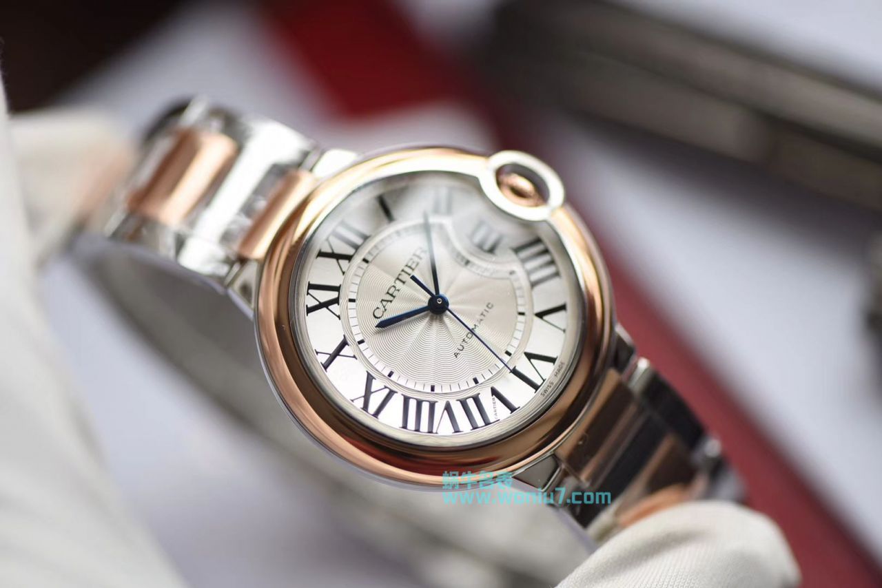 【V6 Perfect  top  High quality 克隆 Replica Watches 】 Cartier  蓝气球系列W2BB0003 wrist watches 女装36毫米机械 / K183