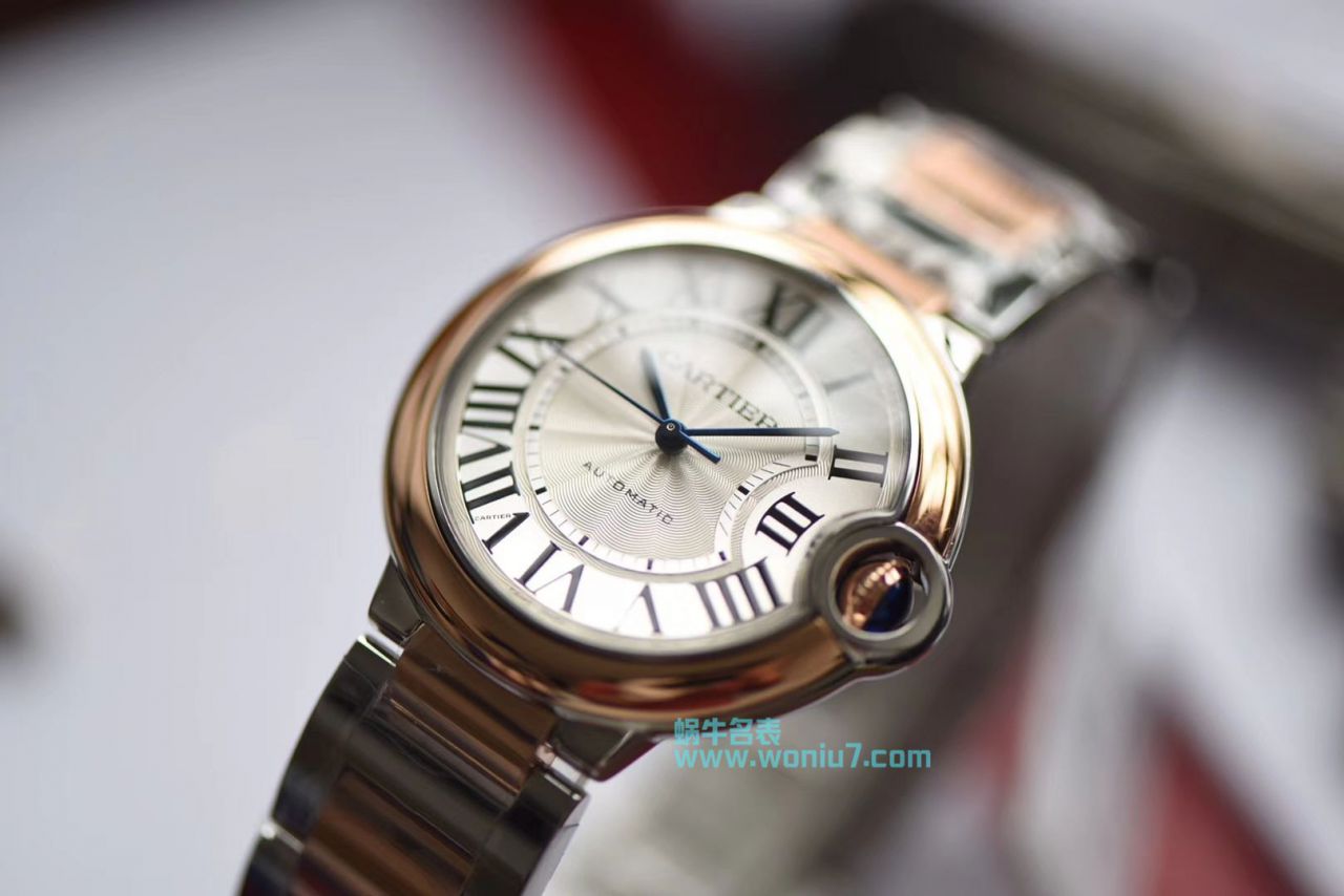 【V6 Perfect  top  High quality 克隆 Replica Watches 】 Cartier  蓝气球系列W2BB0003 wrist watches 女装36毫米机械 / K183