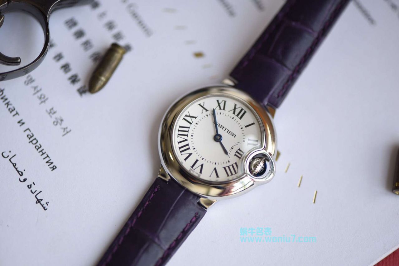【HBBV6 Factory  Perfect  High quality  Replica Watches 】 Cartier  蓝气球系列小号蓝气球28毫米石英W69018Z4女士 wrist watches  / K119