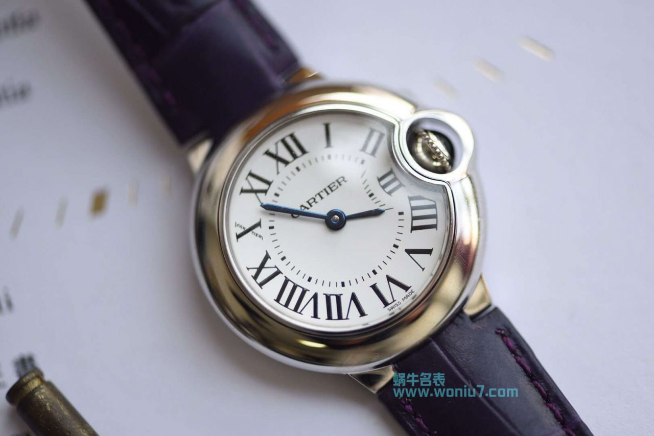 【HBBV6 Factory  Perfect  High quality  Replica Watches 】 Cartier  蓝气球系列小号蓝气球28毫米石英W69018Z4女士 wrist watches  / K119