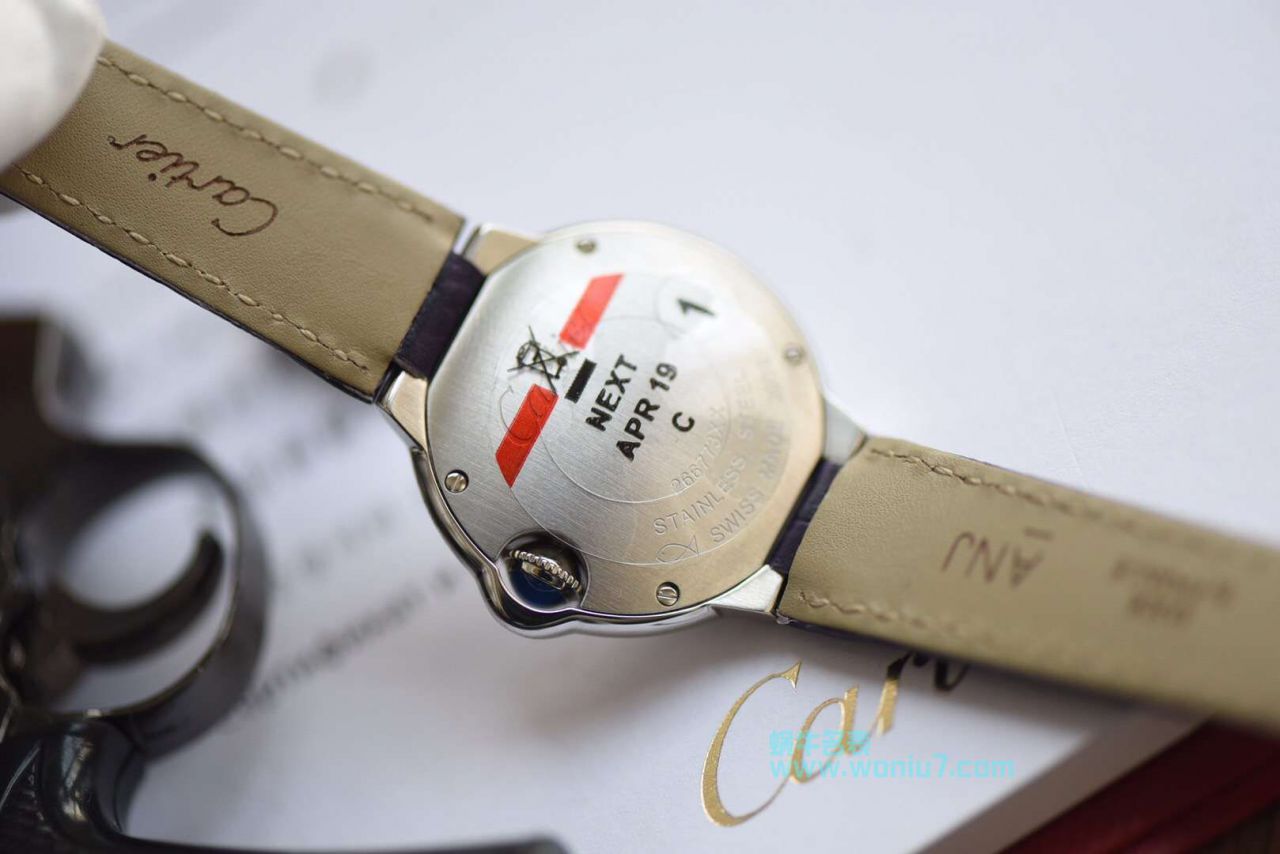 【HBBV6 Factory  Perfect  High quality  Replica Watches 】 Cartier  蓝气球系列小号蓝气球28毫米石英W69018Z4女士 wrist watches  / K119