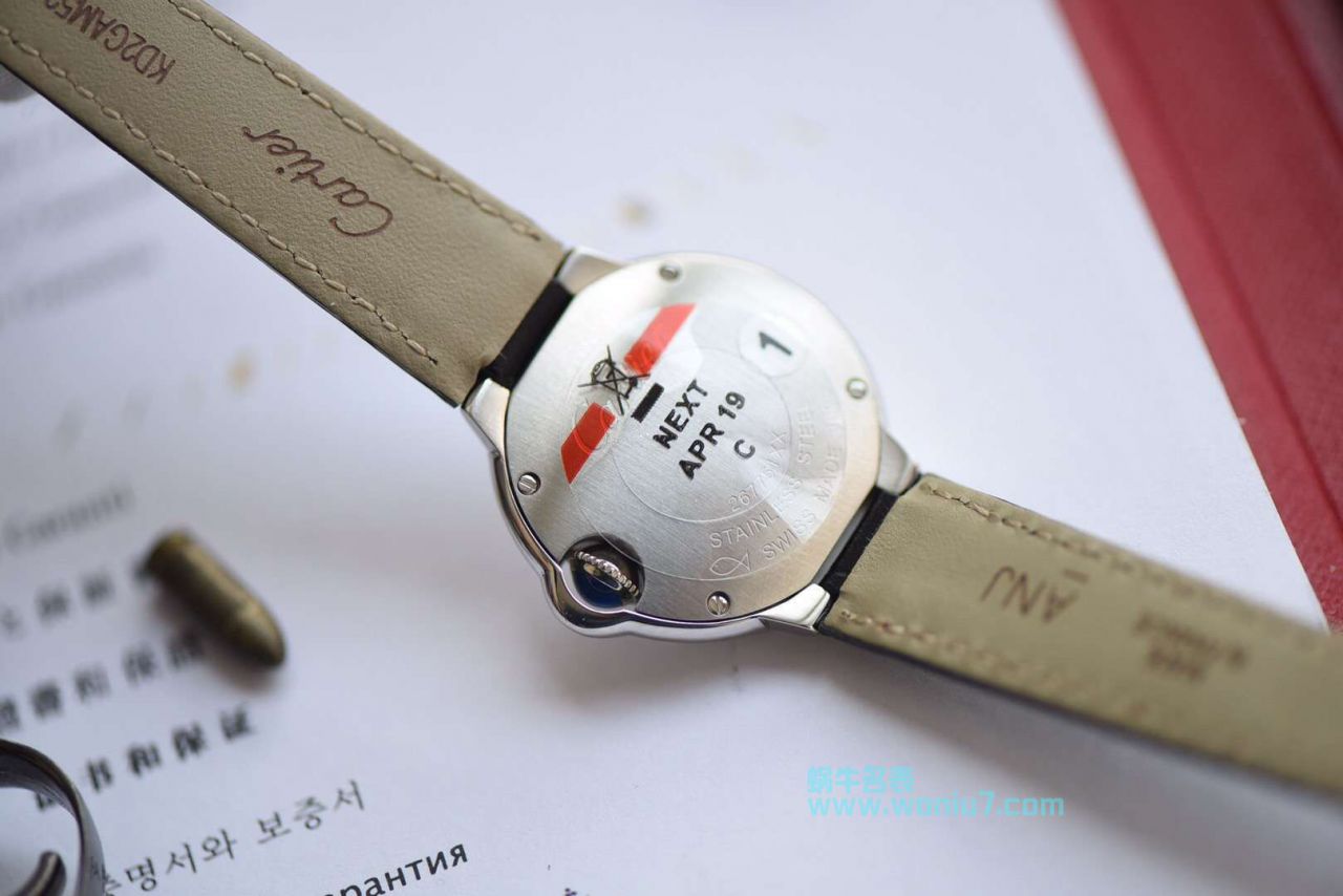 【HBBV6 Factory  Perfect  High quality  Replica Watches 】 Cartier  蓝气球系列小号蓝气球28毫米石英W69018Z4女士 wrist watches  / K119