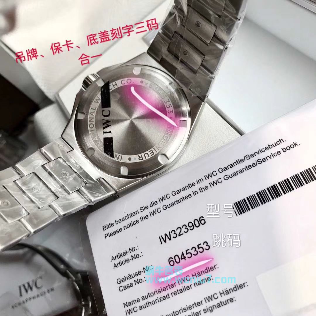 【原单正品】IWC IWC 表工程师系列IW323902 wrist watches 、IW323904 wrist watches 、IW323906 wrist watches 、IW323909 wrist watches  / WG175