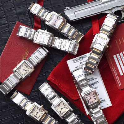 【8848F Perfect  High quality  Replica Watches 】 Cartier  坦克系列W51008Q3、WE1002S3、W51007Q4、WE110006、WE110004女士 wrist watches 
