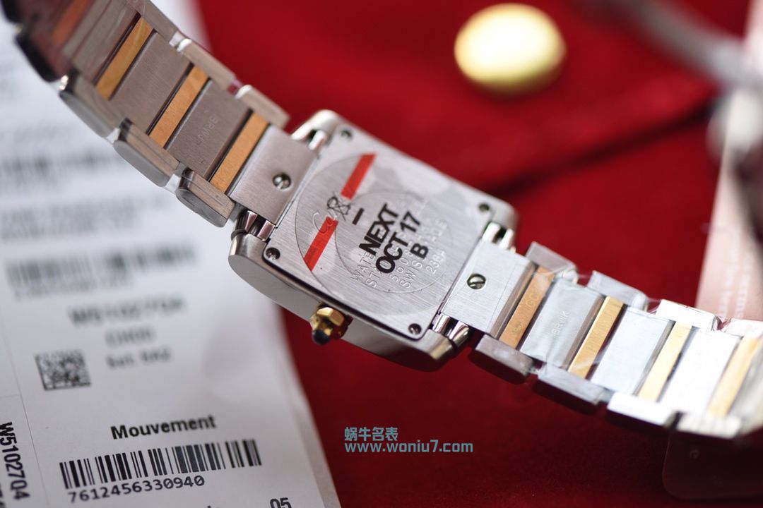 【8848F Perfect  High quality  Replica Watches 】 Cartier  坦克系列W51008Q3、WE1002S3、W51007Q4、WE110006、WE110004女士 wrist watches  / K185