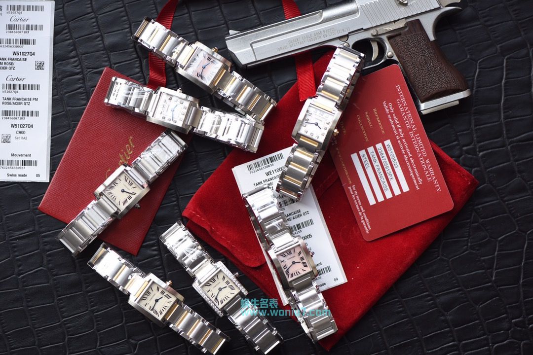 【8848F Perfect  High quality  Replica Watches 】 Cartier  坦克系列W51008Q3、WE1002S3、W51007Q4、WE110006、WE110004女士 wrist watches  / K185