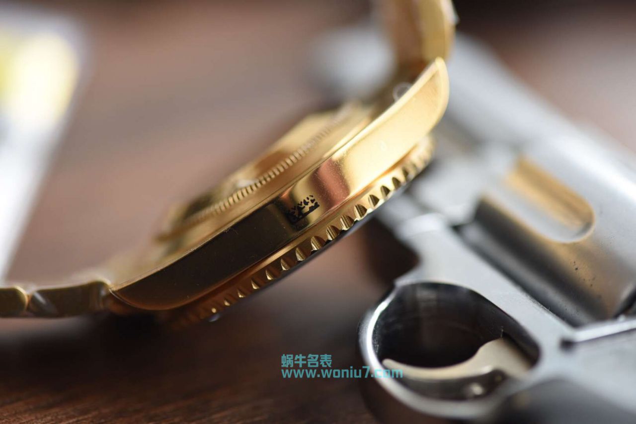 【VR Perfect  High quality  Replica Watches 土豪全18K包金 Submariner ～】 Rolex  Submariner 型系列116618LN-97208 黑盘 wrist watches  / R258