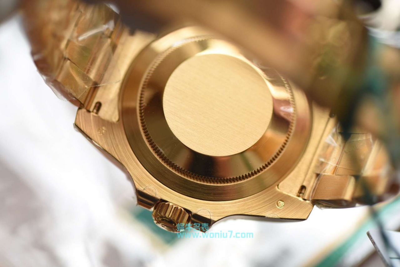 【VR Perfect  High quality  Replica Watches 土豪全18K包金 Submariner ～】 Rolex  Submariner 型系列116618LN-97208 黑盘 wrist watches  / R258