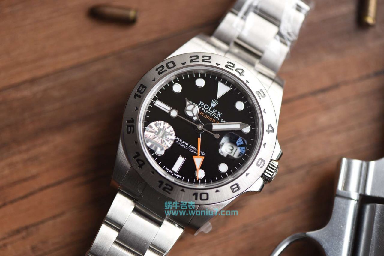 【JF Perfect  High quality  Knockoff  Watches 】 Rolex 探险家型探险家型II系列 216570-77210 黑盘 wrist watches  / R260
