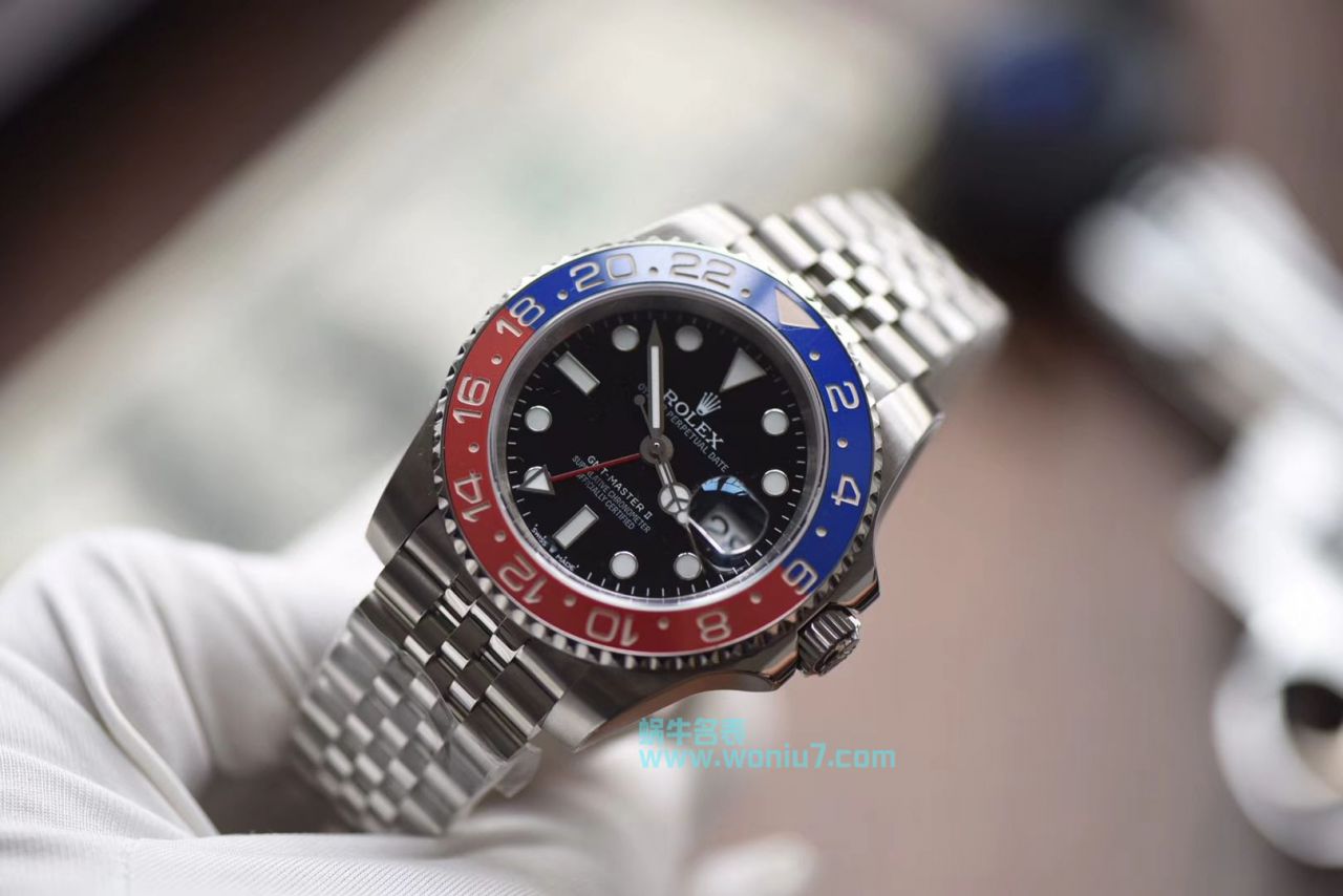 【DJ Perfect  High quality  Replica Watches 】 Rolex  GMT MASTER II系列126710BLRO-0001 wrist watches 可乐圈 / R261