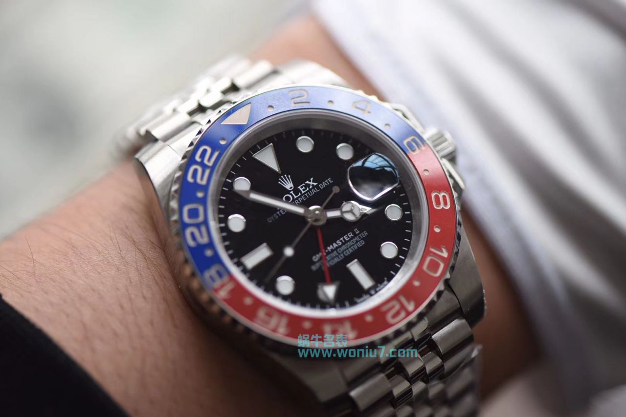【DJ Perfect  High quality  Replica Watches 】 Rolex  GMT MASTER II系列126710BLRO-0001 wrist watches 可乐圈 / R261