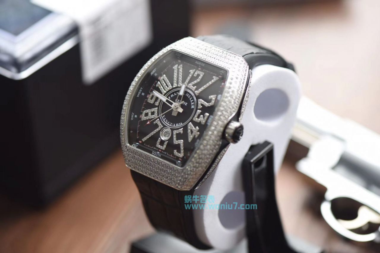 【最高版本 Replica Copy ～F M 霸气V45】 Franck Muller VANGUARD系列V45镶钻 wrist watches  / FL031