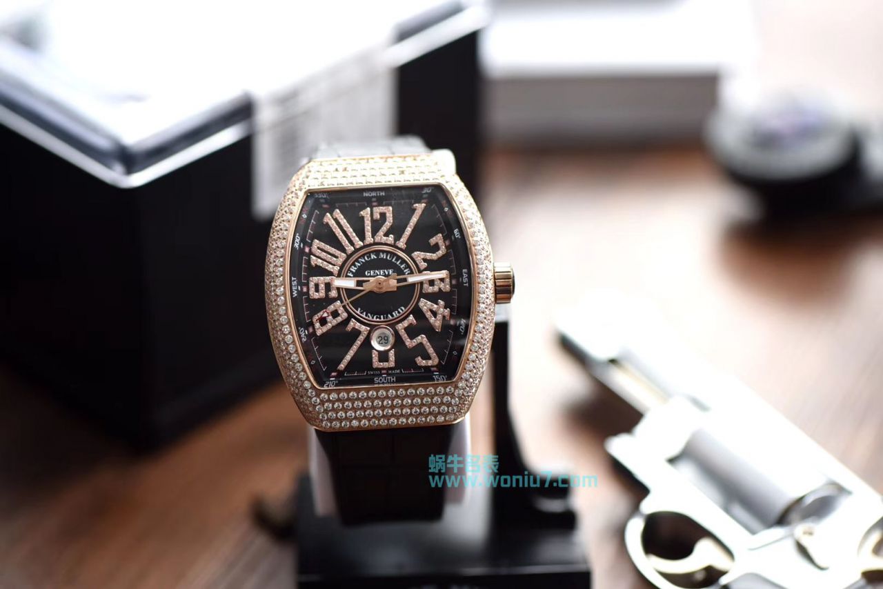 【最高版本 Replica Copy ～F M 霸气V45】 Franck Muller VANGUARD系列V45镶钻 wrist watches  / FL031