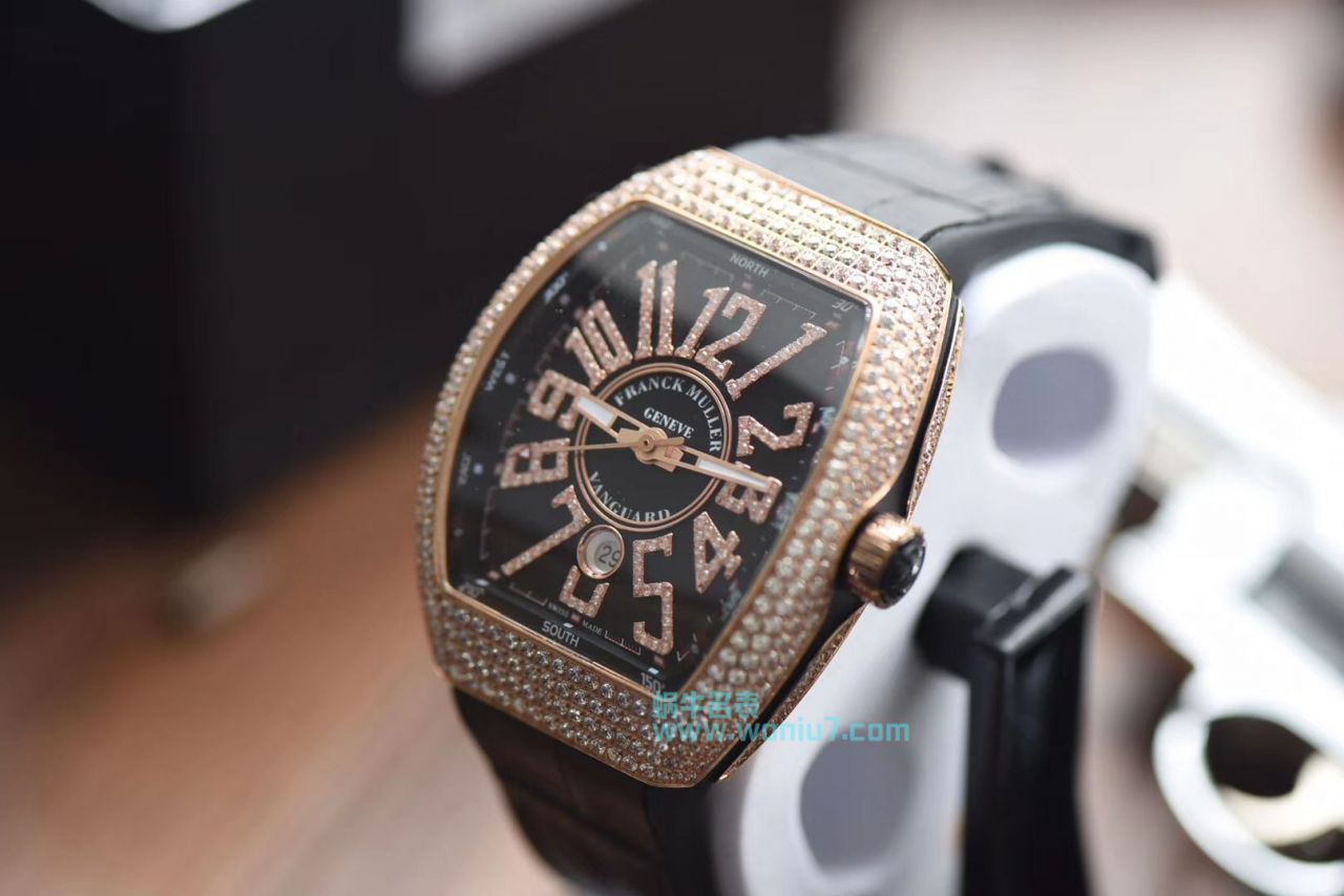 【最高版本 Replica Copy ～F M 霸气V45】 Franck Muller VANGUARD系列V45镶钻 wrist watches  / FL031