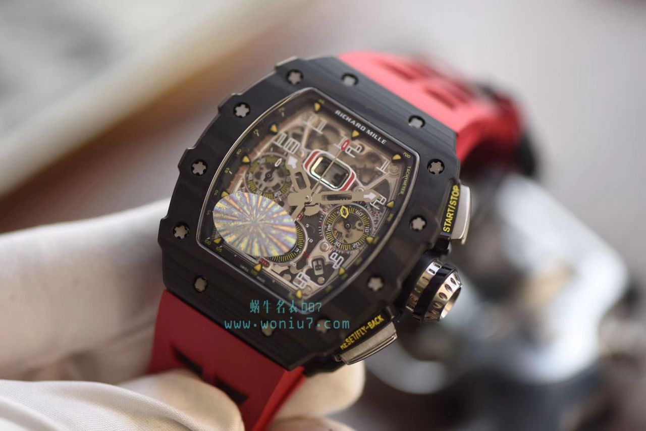 KV台湾 Factory 全新巨作RICHARD MILLE RICHARD MILLE RM011-03NTPT carbon fiber  wrist watches  / KV011V2