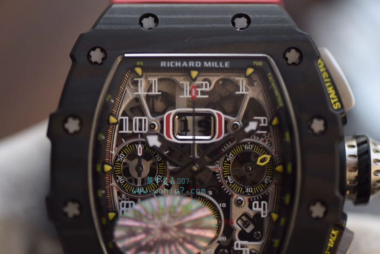 KV台湾 Factory 全新巨作RICHARD MILLE RICHARD MILLE RM011-03NTPT carbon fiber  wrist watches  / KV011V2