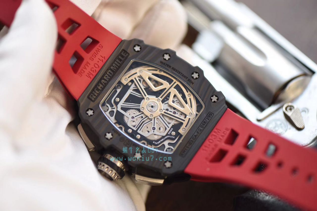KV台湾 Factory 全新巨作RICHARD MILLE RICHARD MILLE RM011-03NTPT carbon fiber  wrist watches  / KV011V2