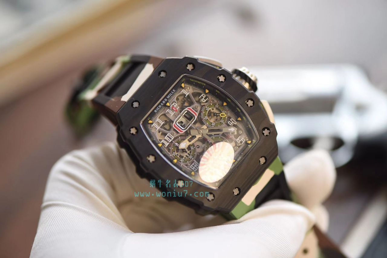 KV台湾 Factory 全新巨作RICHARD MILLE RICHARD MILLE RM011-03NTPT carbon fiber  wrist watches  / KV011V2