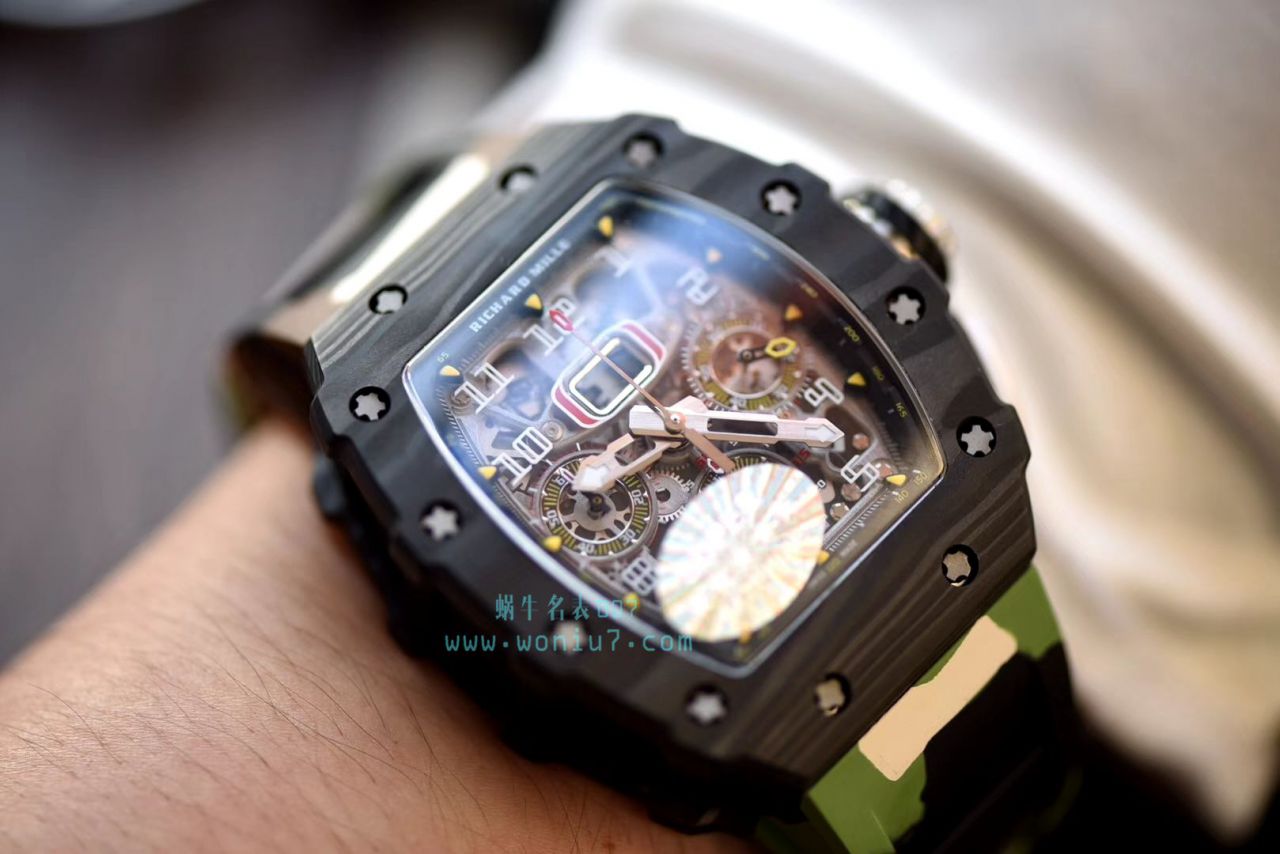 KV台湾 Factory 全新巨作RICHARD MILLE RICHARD MILLE RM011-03NTPT carbon fiber  wrist watches  / KV011V2
