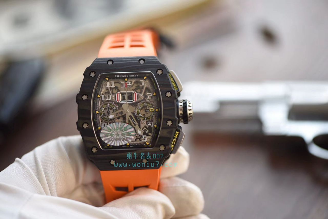 KV台湾 Factory 全新巨作RICHARD MILLE RICHARD MILLE RM011-03NTPT carbon fiber  wrist watches  / KV011V2