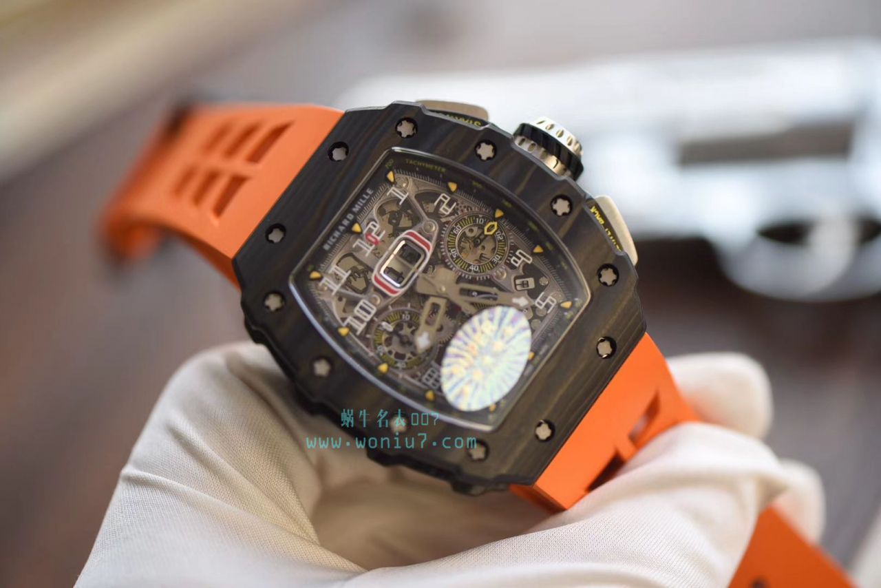 KV台湾 Factory 全新巨作RICHARD MILLE RICHARD MILLE RM011-03NTPT carbon fiber  wrist watches  / KV011V2