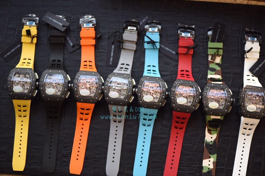 KV台湾 Factory 全新巨作RICHARD MILLE RICHARD MILLE RM011-03NTPT carbon fiber  wrist watches  / KV011V2
