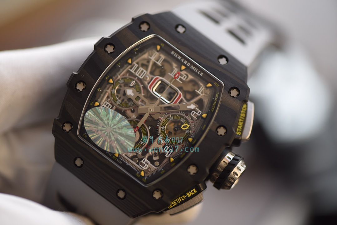 KV台湾 Factory 全新巨作RICHARD MILLE RICHARD MILLE RM011-03NTPT carbon fiber  wrist watches  / KV011V2
