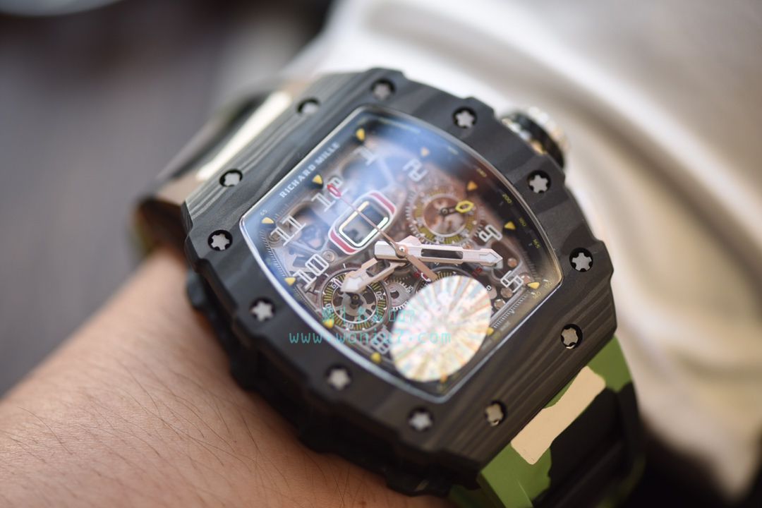 KV台湾 Factory 全新巨作RICHARD MILLE RICHARD MILLE RM011-03NTPT carbon fiber  wrist watches  / KV011V2