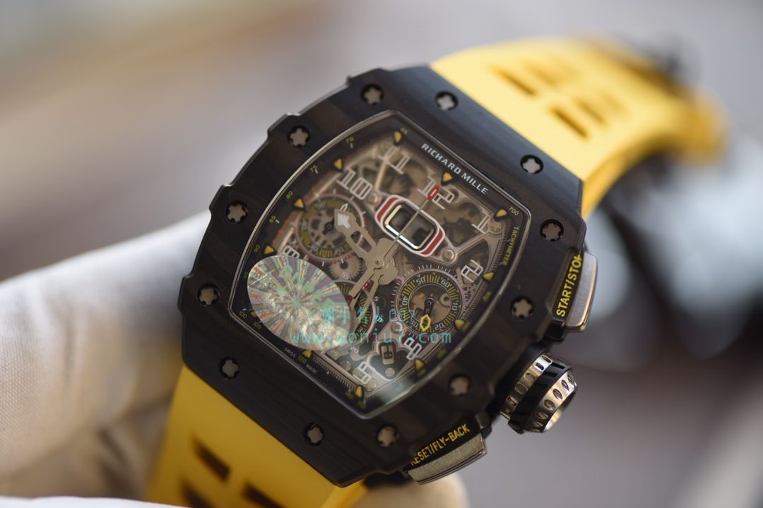 KV台湾 Factory 全新巨作RICHARD MILLE RICHARD MILLE RM011-03NTPT carbon fiber  wrist watches  / KV011V2