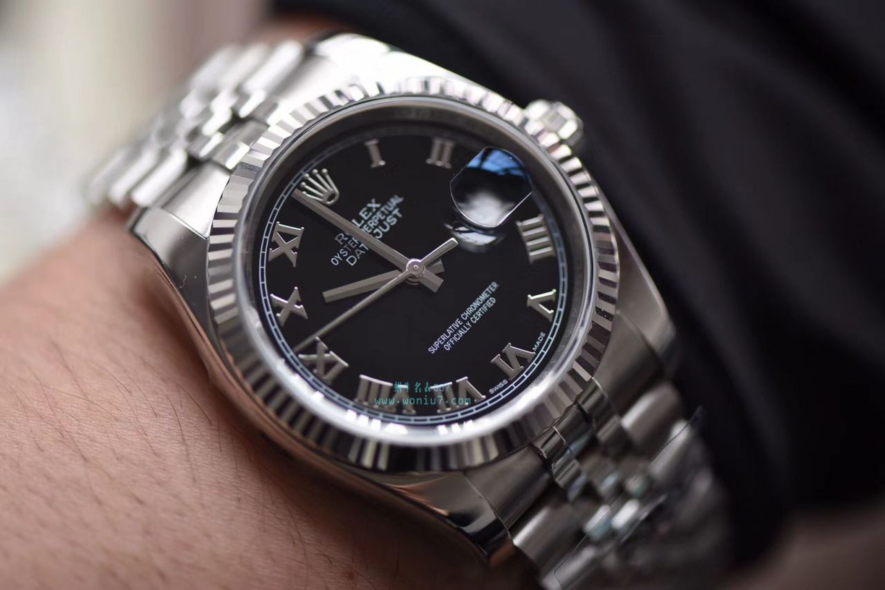  Rolex   Datejust 系列116234-63200黑罗马盘 wrist watches 【AR1:1 High quality 克隆 Replica Watches 】 / R265