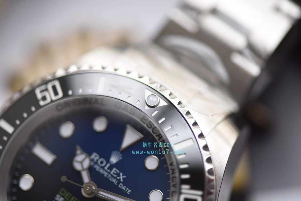 【AR Perfect  High quality  Replica Watches 】 Rolex 海使型系列116660-98210 蓝盘 wrist watches (904钢渐变蓝鬼王) 