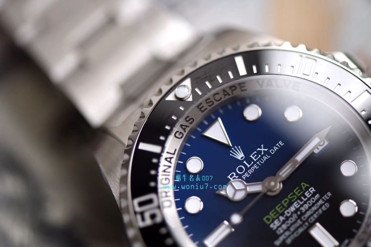【AR Perfect  High quality  Replica Watches 】 Rolex 海使型系列116660-98210 蓝盘 wrist watches (904钢渐变蓝鬼王) 