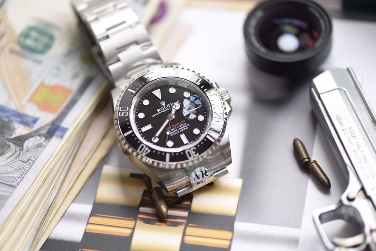 【独家 Video analysis AR Perfect  High quality  Replica Watches 】 Rolex ROLEX海使型系列Rolex Sea-Dweller 50周年126600 单红43毫米 wrist watches  / RBG194