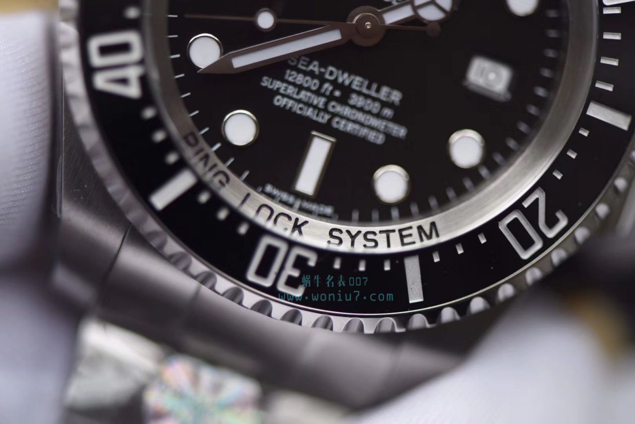 AR黑鬼王904L超级3135机新款  Replica Copy AR Rolex SEA-DWELLER鬼王44MM副本的十年精华 / R2115