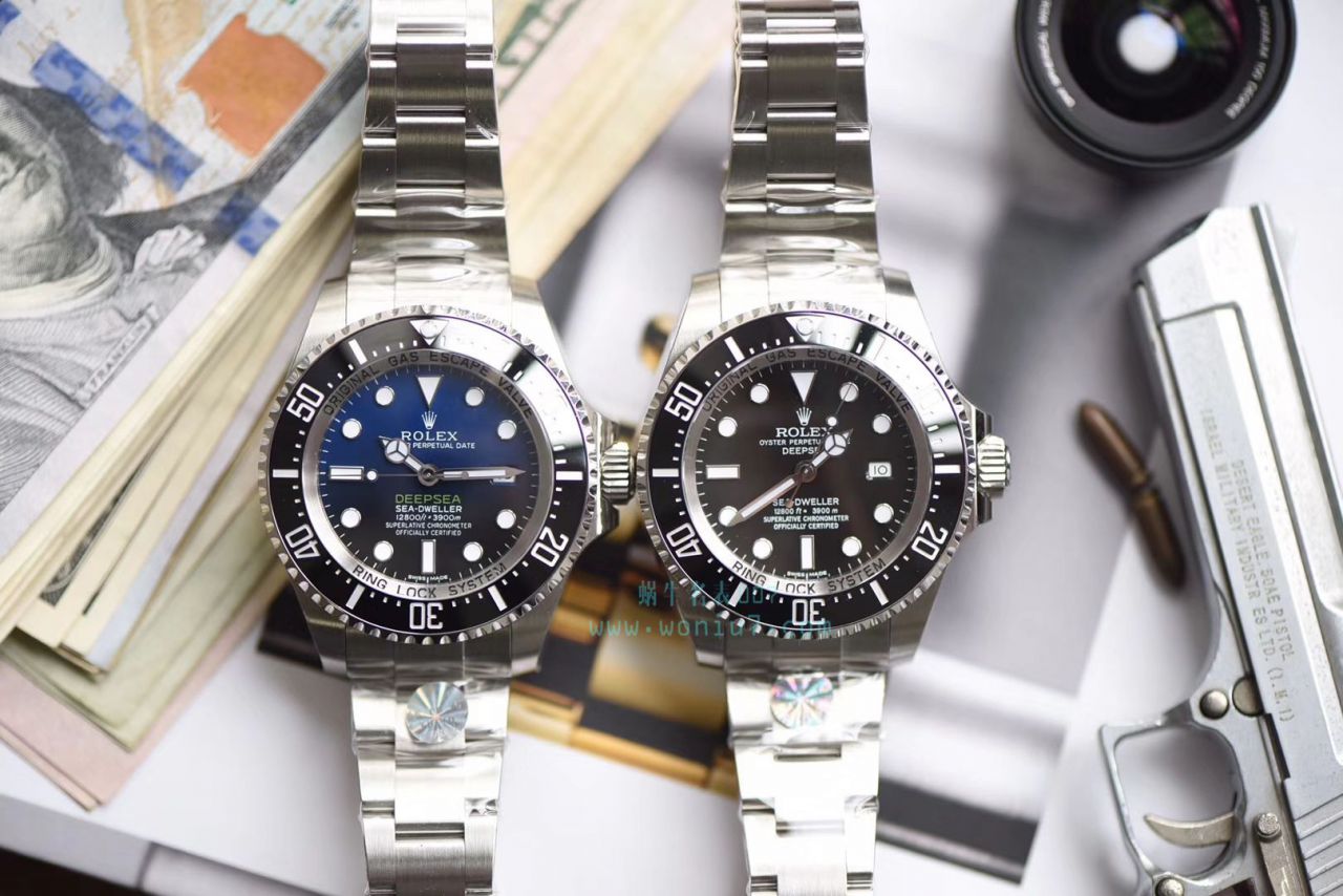 AR黑鬼王904L超级3135机新款  Replica Copy AR Rolex SEA-DWELLER鬼王44MM副本的十年精华 / R2115