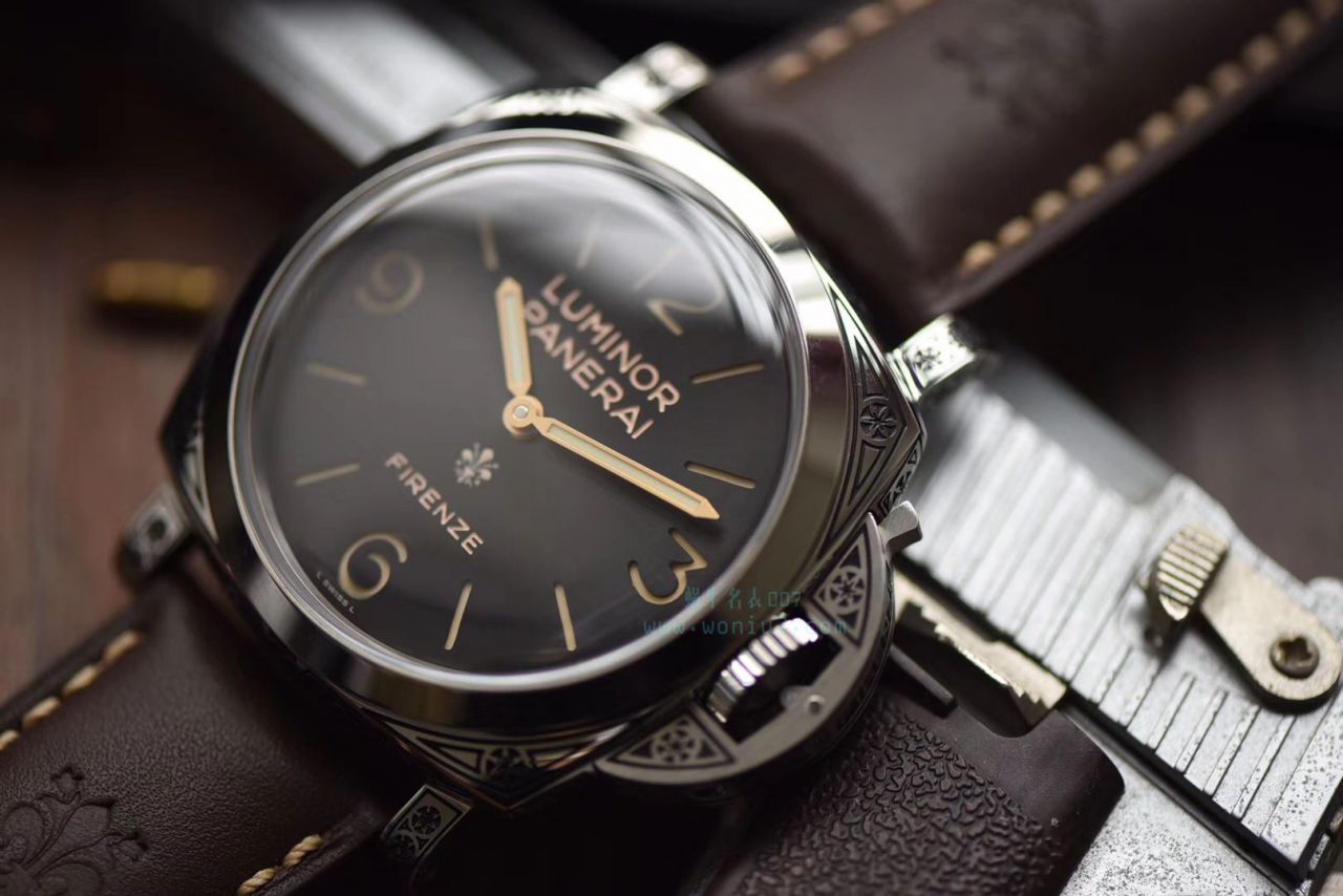 【V9 Perfect  top  Replica Copy  Watches 】Panerai LUMINOR系列 PAM00972雕花 wrist watches  / PAM972