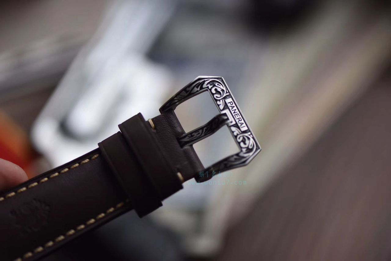 【V9 Perfect  top  Replica Copy  Watches 】Panerai LUMINOR系列 PAM00972雕花 wrist watches  / PAM972